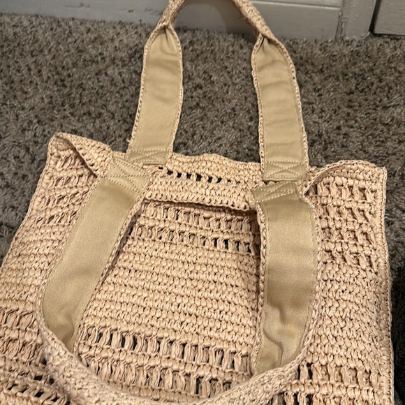 KARL LAGERFELD BEACH BAG TAN - Picture 4 of 4